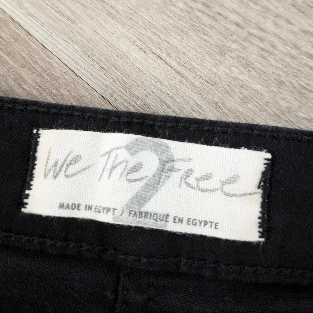 Free People We The Free Black Button Down Mini Skirt - Picture 3 of 6